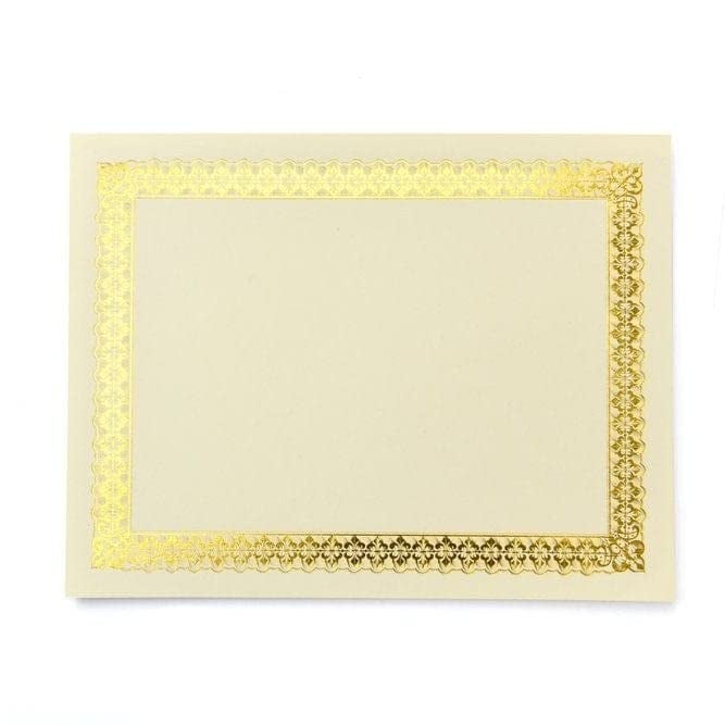 Gartner Studios Certificate Kit  Includes 60 Blue Certificate Holders and 60 Gold Foil Certificate Papers  120 Total Pieces (97436) - Image 3